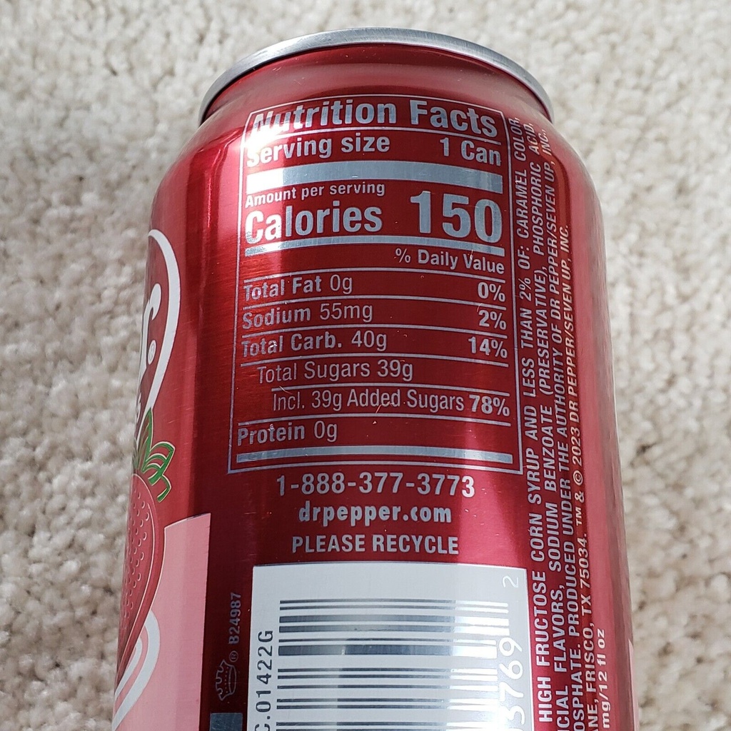 Dr Pepper Strawberries & Cream