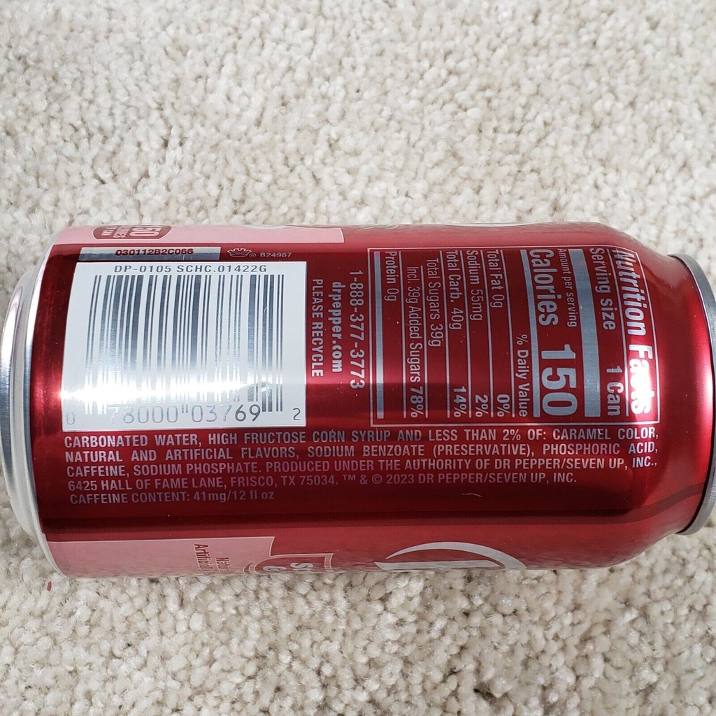 Dr Pepper Strawberries & Cream