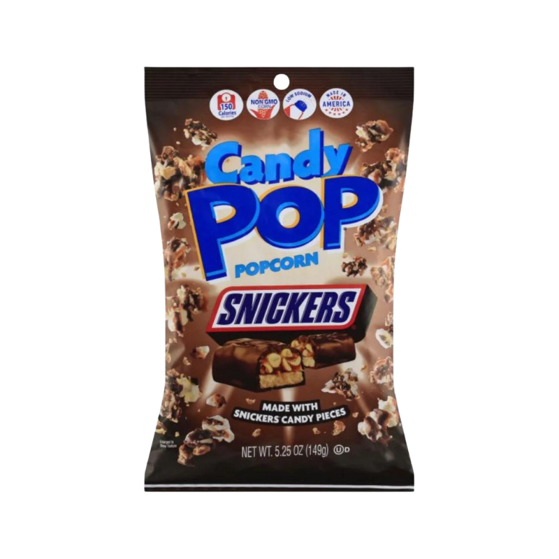 Candy Pop Popcorn Snickers Small 48 x 28g