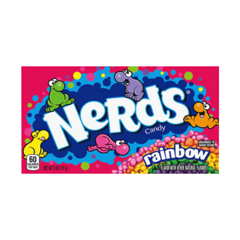 Wonka Nerds Candy Rainbow Box 12 x 141g