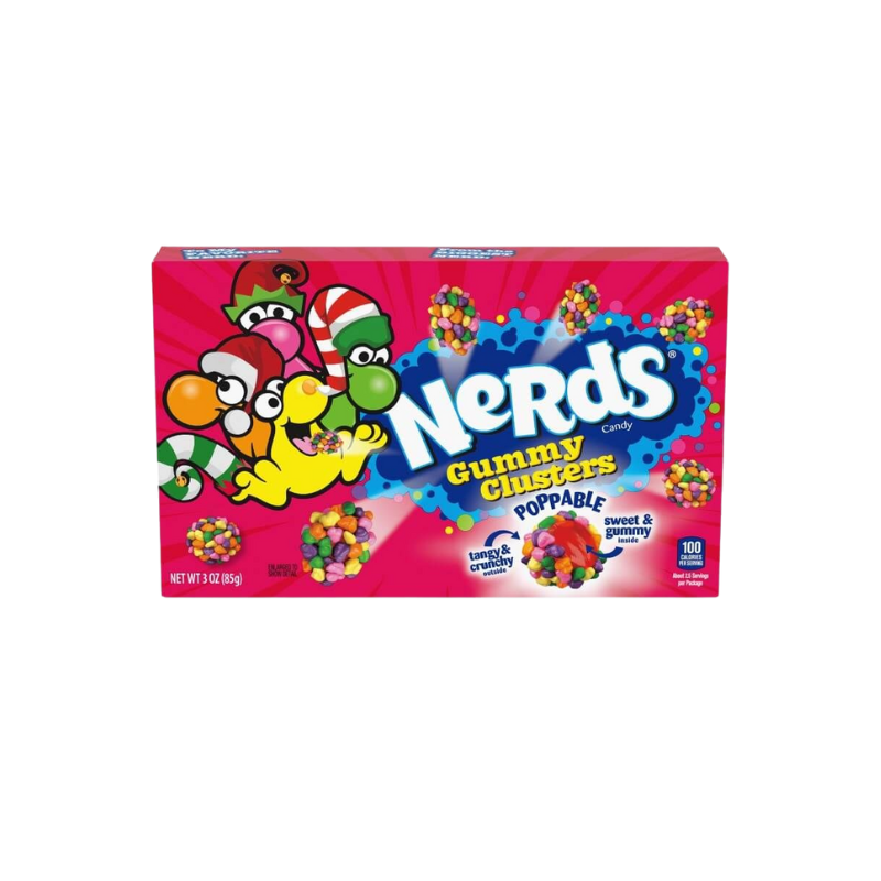 Wonka Nerds Gummy Clusters 12 x 85g