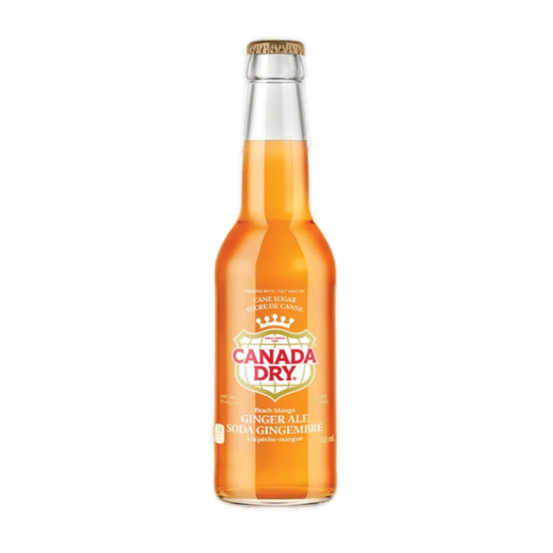Canada Dry Peach Mango Glass 24 x 355ml