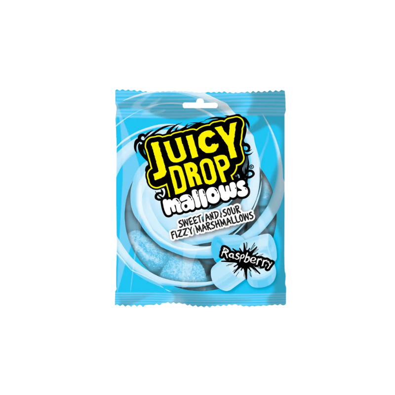  Bazooka Juicy Drop Mallows Raspberry 24 x 100g