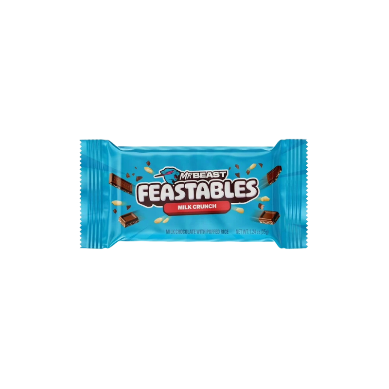  Mr Beast Feastables Chocolate Crunch 10 x 60g