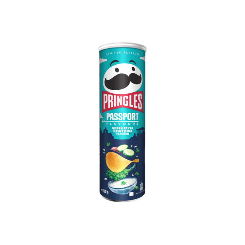 Pringles Chips Passport Greek Style Tzatziki 19 x 165g 
