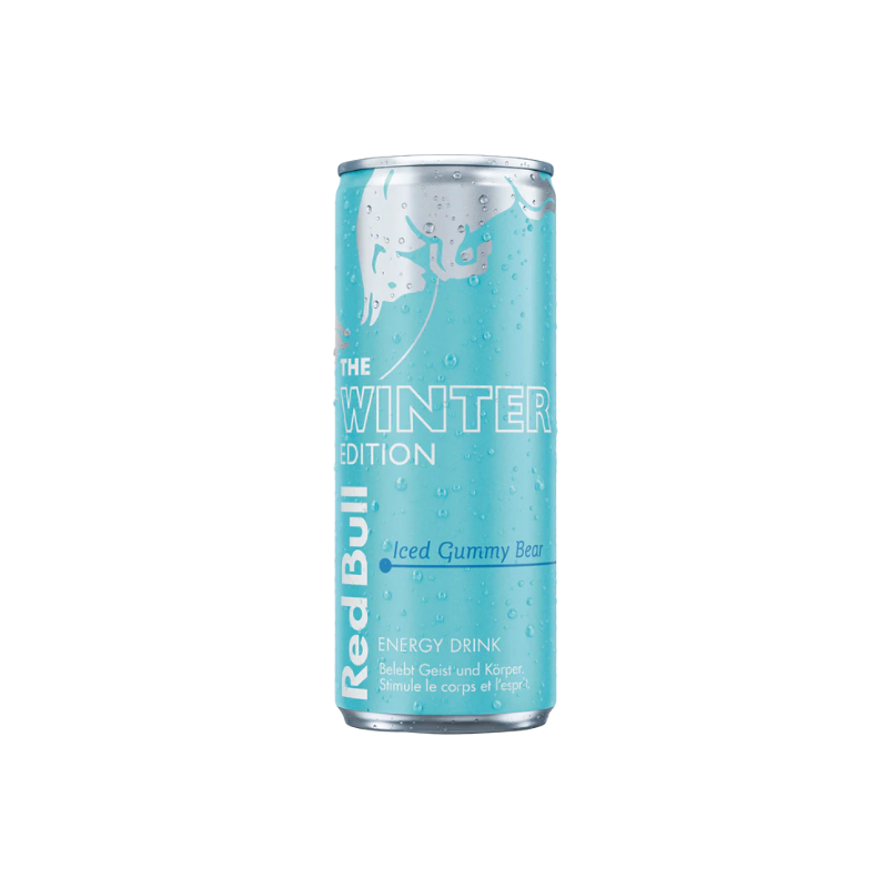 Red Bull Energy Drink Winter Edition Iced Gummy Bear 24 x 250ml