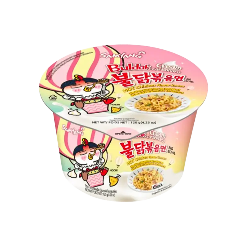  Samyang Ramen Hot Chicken Cream Carbo Bowl 16 x 120g