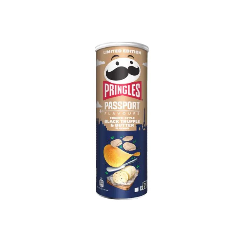 Pringles Chips Passport Black Truffle & Butter 19 x 165g