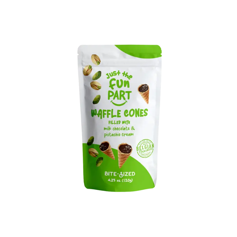 Just The Fun Part Milk Chocolate & Pistachio Cream 6 x 120g