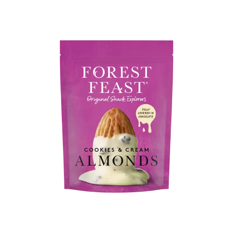 Forest Feast Almond Cookies & Cream 8 x 120g