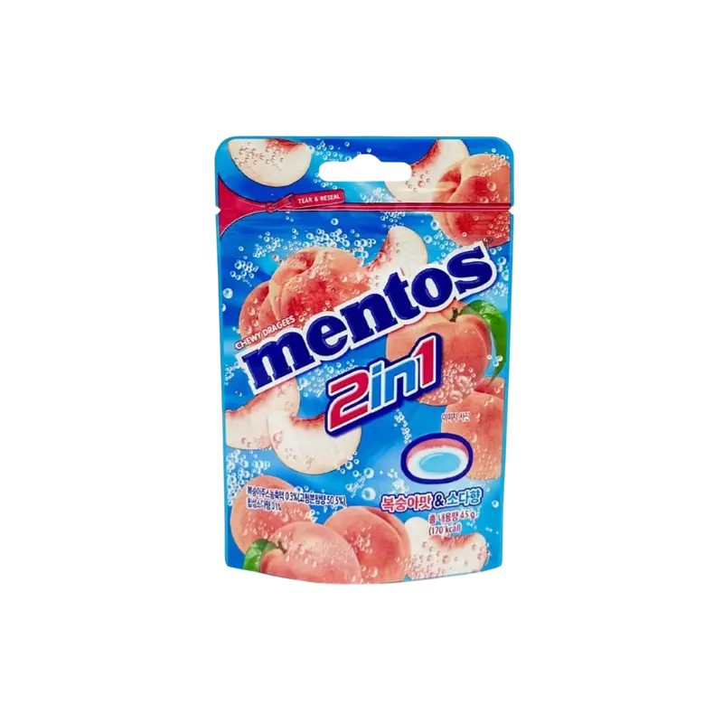 Mentos Duo Peach & Soda 10 x 45g