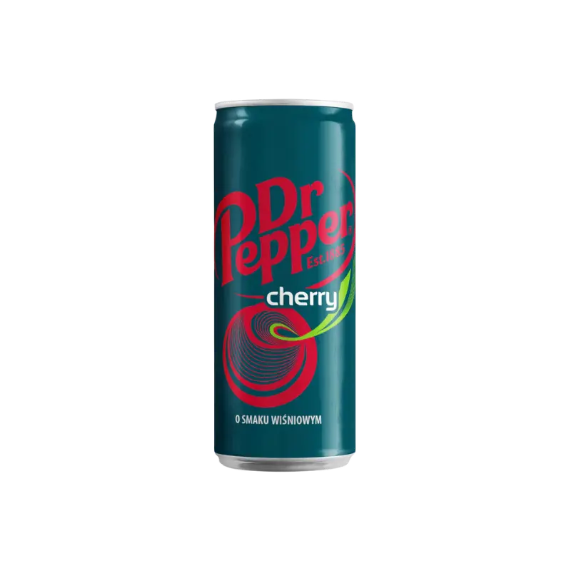 Dr Pepper Slim Can Cherry 24 x 330ml