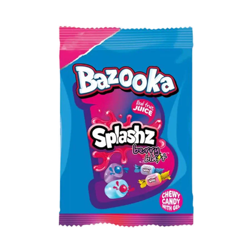 [5011053026539] Bazooka Splashz Berry Blast 12 x 120g