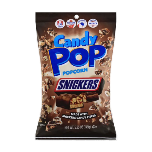 [814109021350] Candy Pop Popcorn Snickers 12 x 149g