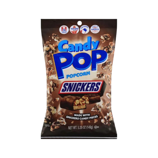 [814109021282] Candy Pop Popcorn Snickers Small 48 x 28g