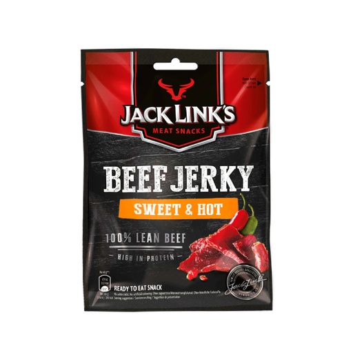 [4251097402918] Jack Link's Beef Jerky Sweet & Hot Medium 12 x 25g