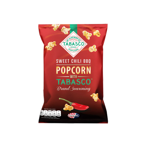 [8713276001177] Jimmy's Tabasco Popcorn Sweet Chili BBQ 8 x 90g