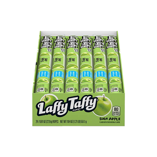 [079200631635] Laffy Taffy Sour Apple 24 x 23g