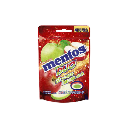 [4901551151004] Mentos Duo Red & Green Apple 10 x 45g