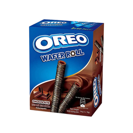 [8934680033442] Oreo Wafer Roll Chocolate 20 x 54g