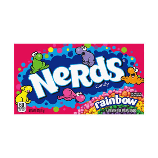[079200558338] Wonka Nerds Candy Rainbow Box 12 x 141g