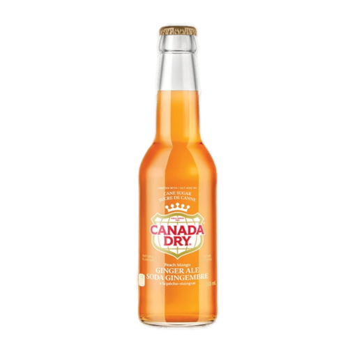 [06210001160] Canada Dry Peach Mango Glass 24 x 355ml