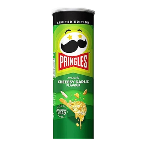 [8886467124778] Pringles Rich Cheesy Garlic 12 x 102g