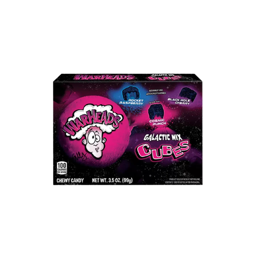 [032134239186]  Warheads Galactic Mix Cubes 12 x 99g