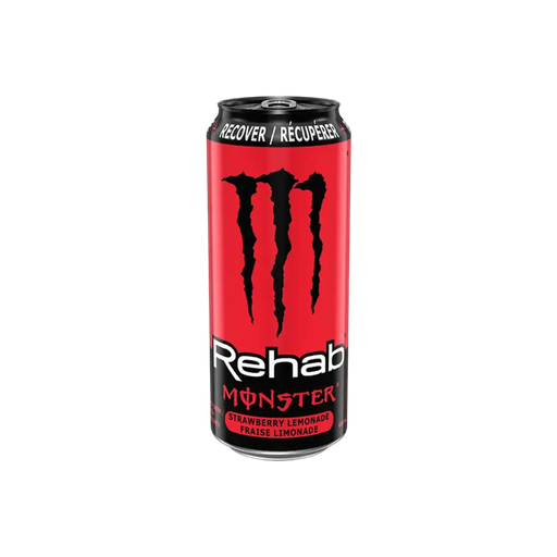 [070847038436]  Monster Rehab Strawberry Lemonade 12 x 458ml