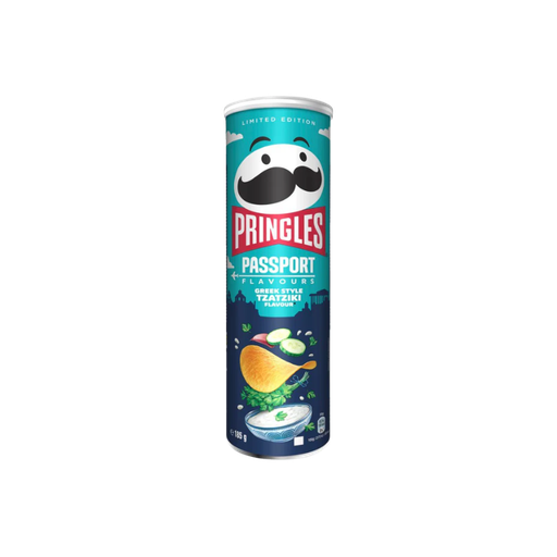 [5053990168767] Pringles Chips Passport Greek Style Tzatziki 19 x 165g 