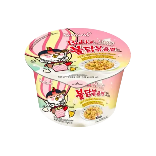 [8801073212459]  Samyang Ramen Hot Chicken Cream Carbo Bowl 16 x 120g