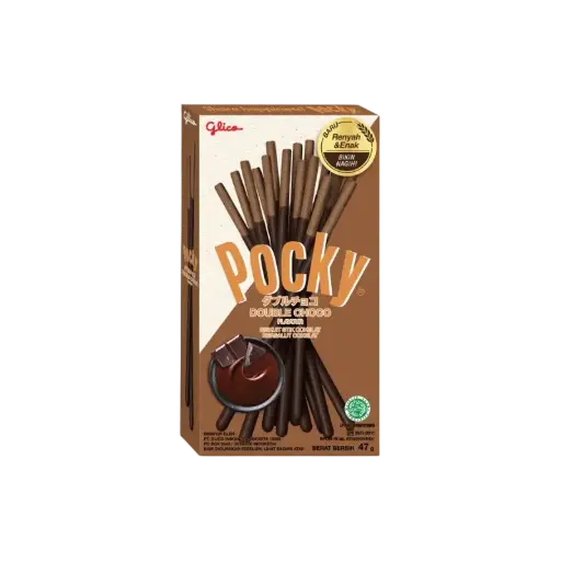 [8990044000031]  Pocky Double Choco 10 x 47g