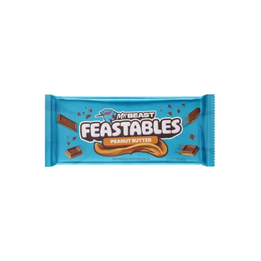 Mr Beast Feastables Chocolate Peanut Butter 10 x 60g