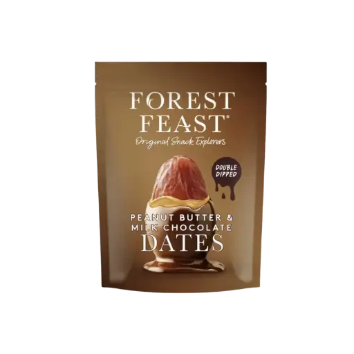 [5022374055894] Forest Feast Milk Chocolate Peanut Butter Dates 6 x 140g