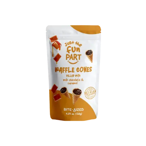 [191414014018] Just The Fun Part Caramel & Milk Chocolate 6 x 120g